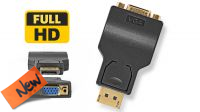 Adaptador Displayport Macho a VGA Fêmea em blister