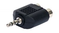 Adaptador de áudio Jack 3.5 mm M a RCA F.