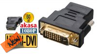 Adaptador HDMI Fêmea 1.3 a DVI-D Macho goldplated preto