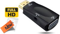 Conversor HDMI - VGA+Audio