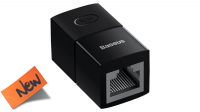 BS 2080 : Acoplador Baseus 2x RJ45 (Preto)