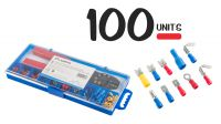Kit Terminais  Cabo 100PCS + Alicate