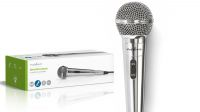 Microfone metálico dinâmico unidirecional 6.35mm