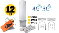 PW 9050 : Antena Int/Ext. GSM 3G/4G Omni 698-960/1710-2700Mhz 10-12dBi 2x SMA Plug (10 m)