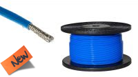 Bobine de cabo coaxial RG59 LSZH 75Ohm azul 250m.