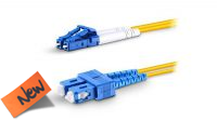 RL 1303 : Cabo fibra óptica monomodo LC/UPC - SC/UPC  9/125µ Duplex 3mm (3 m)