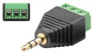 Adaptador Jack 3.5mm - Terminal Block 3-pin stereo