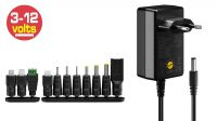 Transformador universal 230V output 3-12V 1A