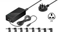 Transformador universal portátil  60W ficha UK  9.5V-20V 9 pontas max. 4.5 A