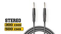 Cable de audio estéreo Jack 6.35mm