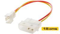 Cabo adaptador PSU Molex - 3P vent. 15cm
