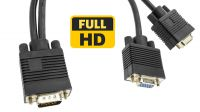 Cable divisor VGA HD15 Macho/2 x Hembra HQ