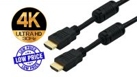 Cabo HDMI goldplated M/M negro - 4K/30Hz - 1.50 m.