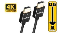 Cabo HDMI 1.4 High Sped com Ethernet goldplated 4K/3D M/M preto