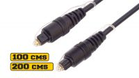 Cable multimedia digital Optical Toslink a Toslink Negro