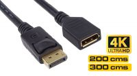 Cable de extensión Displayport Negro M/H