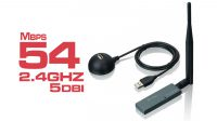 Adaptador USB 2.0 Wireless 802.11g antena 5dBi