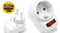 Adaptador Shucko com interruptor