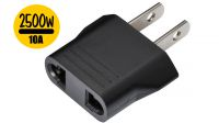 Adaptador de alimentação NEMA 1-15 para Europlug CEE 7/16