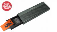 Caja externa SSD M2 SATA NGFF+NVME Salida USB-C  Gris