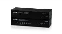 KVM VGA 2 postos para UTP Cat.5E 1920x1200@60Hz audio/RS232 a 150m