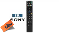 Comando compatível Sony IR preto