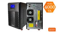 SAI/UPS Online cRadia 4000VA (3600W) - Sistema de Alimentación Interrumpida con pantalla LCD, Alarma + Ventilación - MUNICH CRA 6040