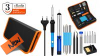 Kit cRadia Ferro soldar 230V-60W com suporte e acessórios