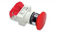 Pulsador seta 1NC D=40mm