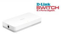 Switch D-Link 8p. Gigabit Full Duplex MDI/MDIX de sobremesa