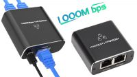 Divisor rede gigabit RJ45 1F-2F (online simultaneo)