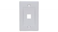 Placa frontal para etiqueta Keystone vertical blanca