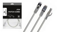 Cabos de rede Cat. 6 FTP cinzentos