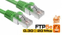 Cable de red FTP Cat. 5E Verde