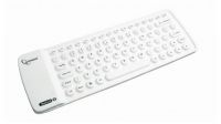 Teclado de silicona flexible Bluetooth V.2.0 81 teclas de color Blanco