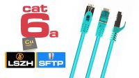 Cable de Red Cat.6A S-FTP LSZH RJ45 Verde AWG27