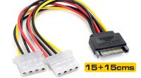 Cabo divisor de alimentação SATA 0.15m