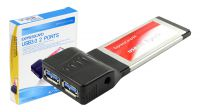 Tarjeta ExpressCard 34mm para 2 puertos USB 3.0
