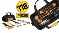 Estuche bolsa herramientas 116 piezas CR-V steel