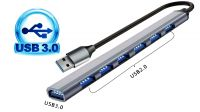 Hub USB 3.0 7 puertos Negro