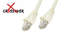 Cable de red Crossover UTP Cat.5E RJ45 Gris