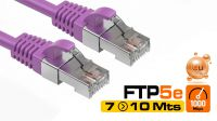 Cable red SF/UTP doble apantallado Cat.5E CCA AWG26/7 Violeta