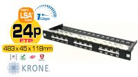 Panel de transferencia Cat. 5E FTP 19" KRONE