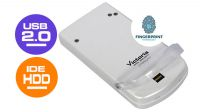 Caixa externa 2.5" USB 2.0 com leitor de impressões digital
