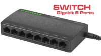 Switch Gigabit 8 Portas 10/100/1000MBPS