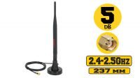 Antena Longshine com cabo 1mt conetor RP-SMA