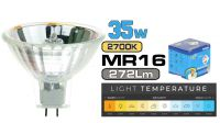 Foco halogéneo reflector 35W. MR16