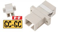Adaptador SC-SC Hembra/Hembra