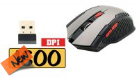 Ratón Wireless 1600 Dpi óptico Negro