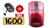 Mini rato laser USB Keysonic KSM-1000 UTM Vermelho